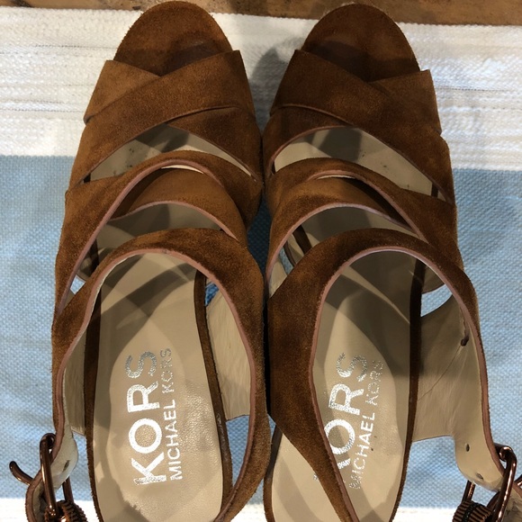 Michael Kors Suede Wedges - Picture 3 of 6